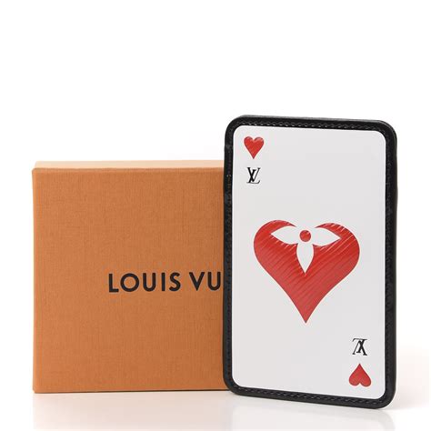 louis vuitton game on card holder|louis vuitton card holder used.